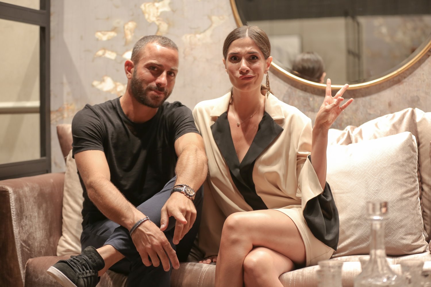 חן אמסלם ושימי שרגא. צילום: אדי גוריאנסקי