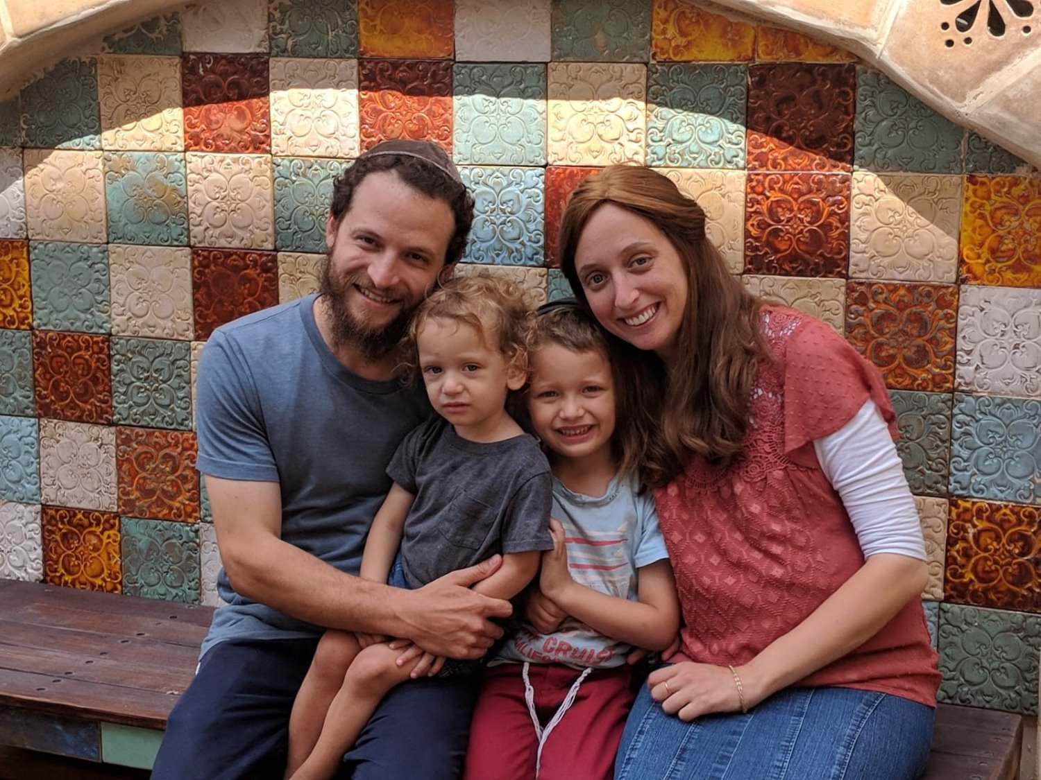 משפחת לזרסון בעות&#39;מאני. צילום אורן רנפורד