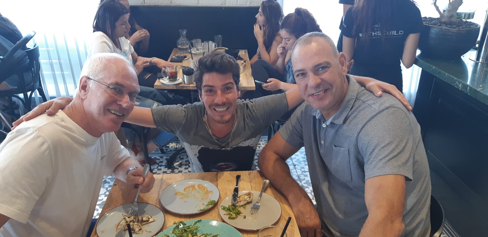 שמעון אמסלם, אלעזר לביא ואריק שיבק. צילום: יחצ