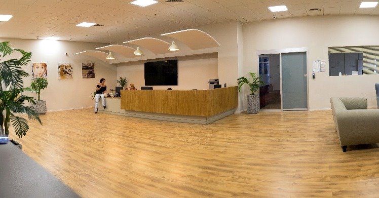 חדר המתנה נקי ומזמין. צילום: יחצ