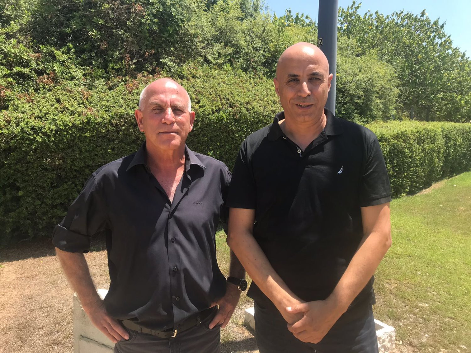 דני שחר ויאיר באר. צילום צבי תקשורת