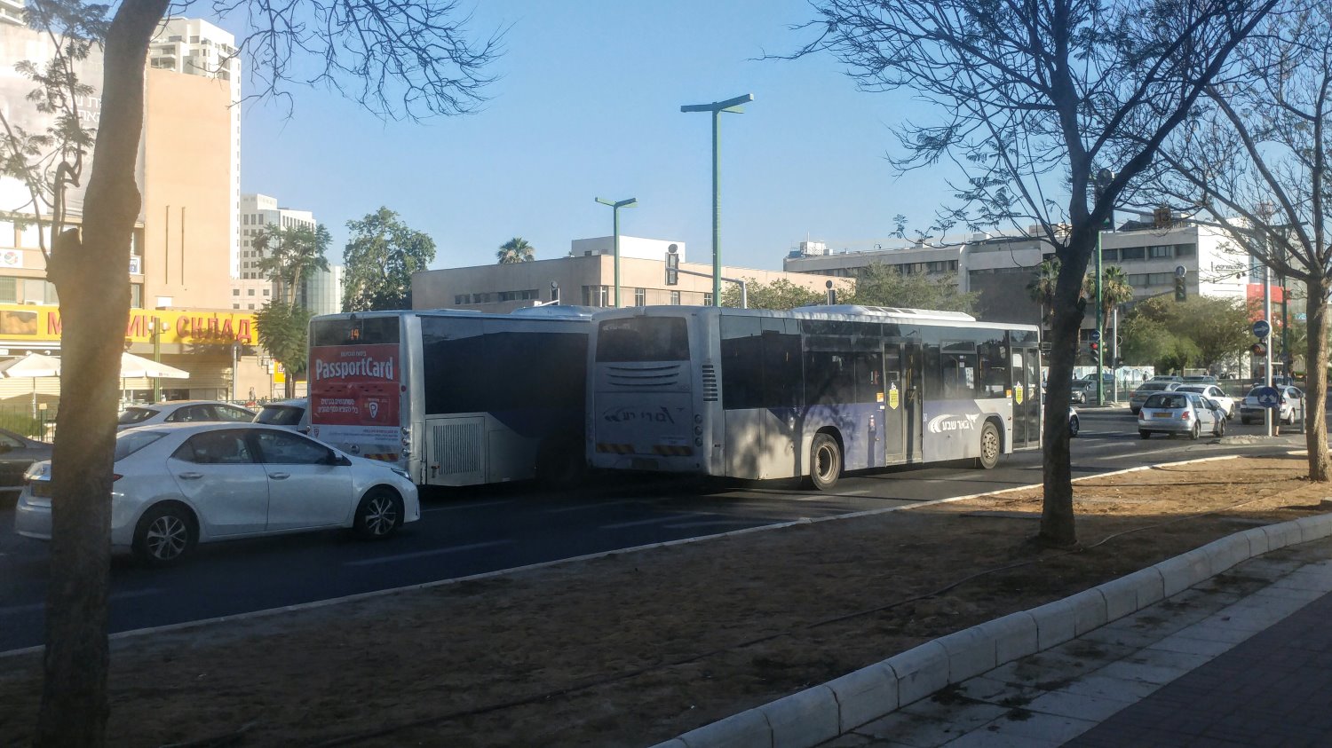 התחבורה הציבורית משותקת. צילום: שרון טל