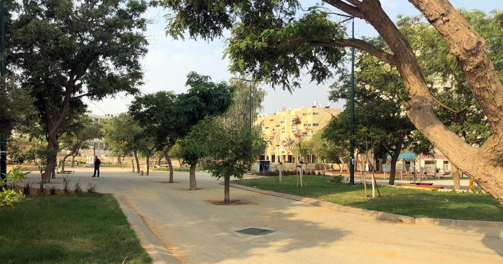 עבודות פיתוח ושדרוג רחבת רד"ק. צילום: עיריית באר שבע