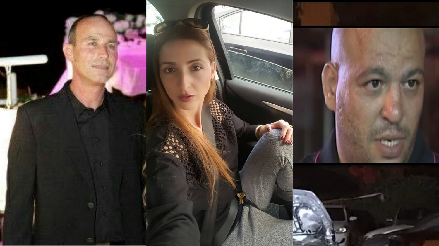 זגורי מואשם במעורבות בשלושה תיקי רצח. מימין לשמאל: דבורה הירש ז"ל, טל קורקוס ז"ל, ואלישע סבח ז"ל. קרדיט: ארכיון וחדשות 10. 