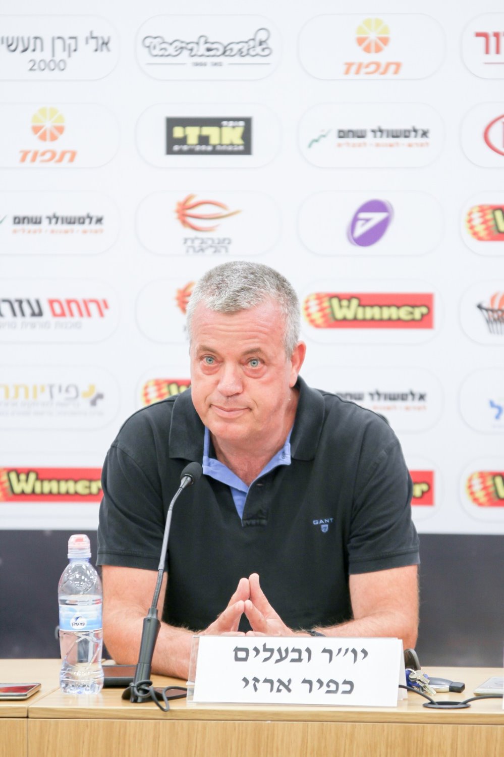 יו"ר ובעלי המועדון, כפיר ארזי. צילום: זאב דיקמן