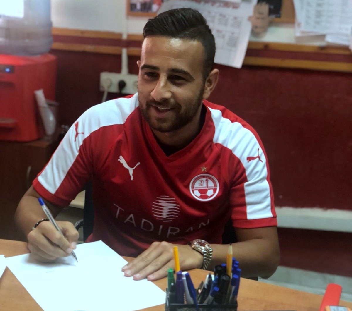 הרכש החדש של הפועל באר שבע - דיא סבע. צילום פרטי