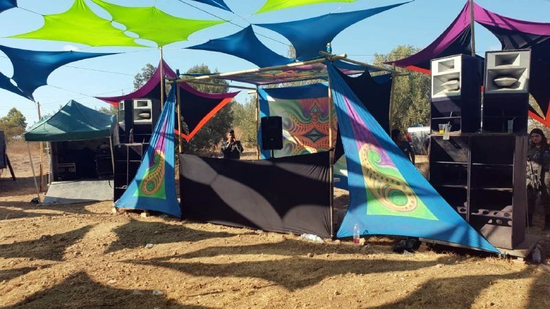 אילוסטרציה, מסיבת טבע. צילום: דוברות המשטרה