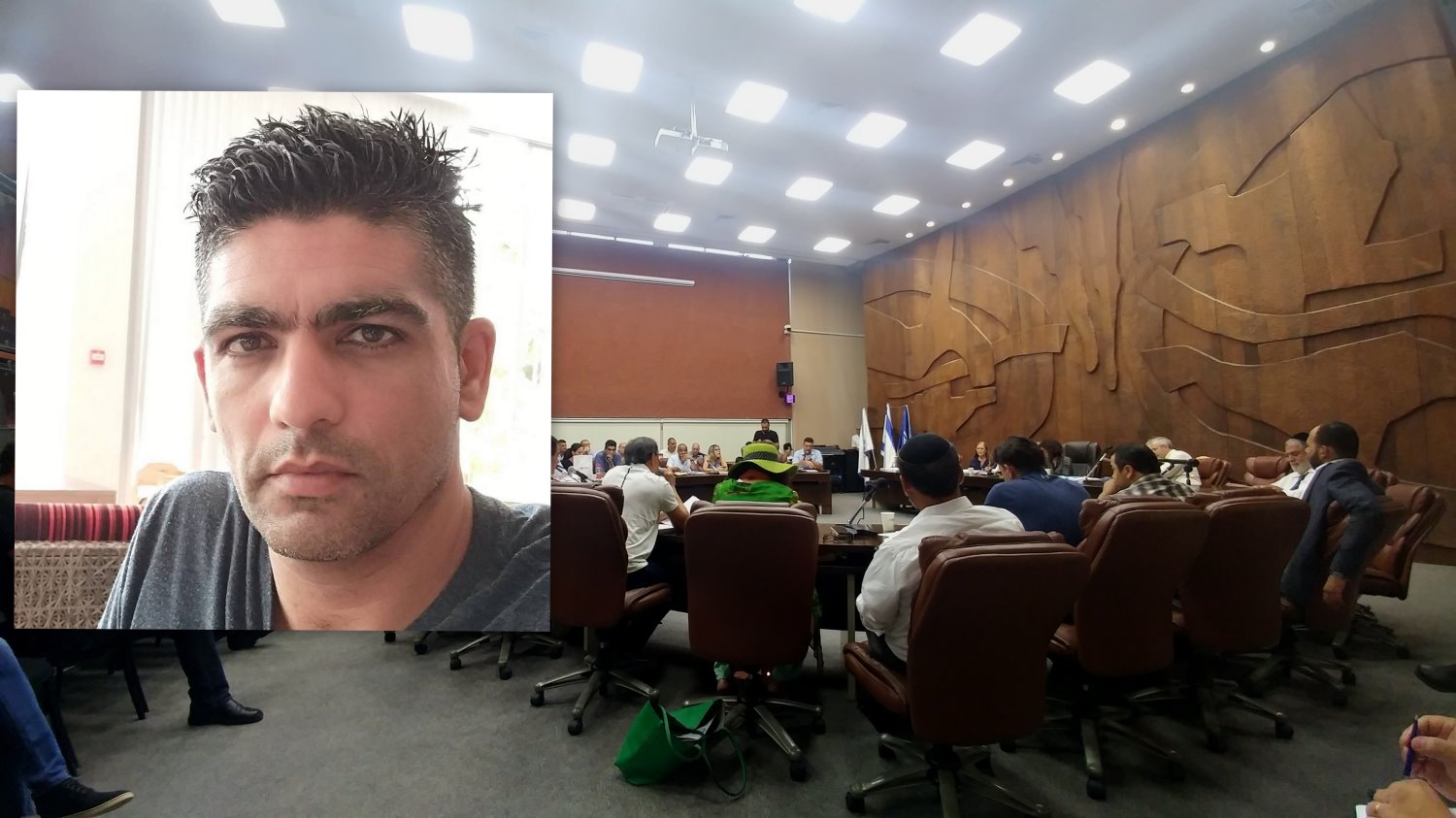 אביעד שמלה לא יתמודד הפעם למועצה. צילום: פייסבוק. צילום מועצה: שרון טל