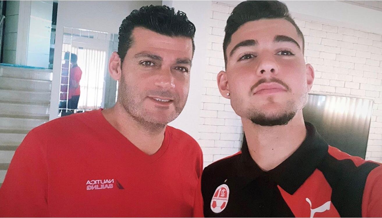 האבא והבן. צילום: רשתות חברתיות