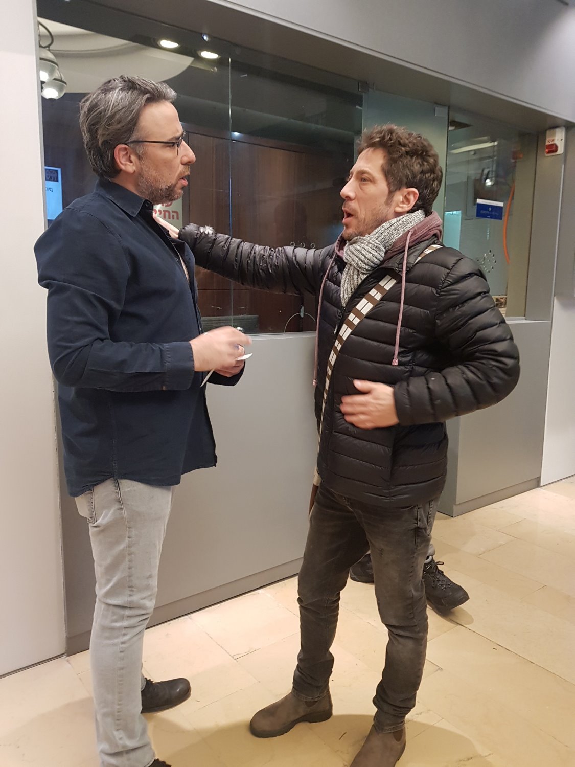 עידן אלתרמן ומולי שולמן. צילום יחצ