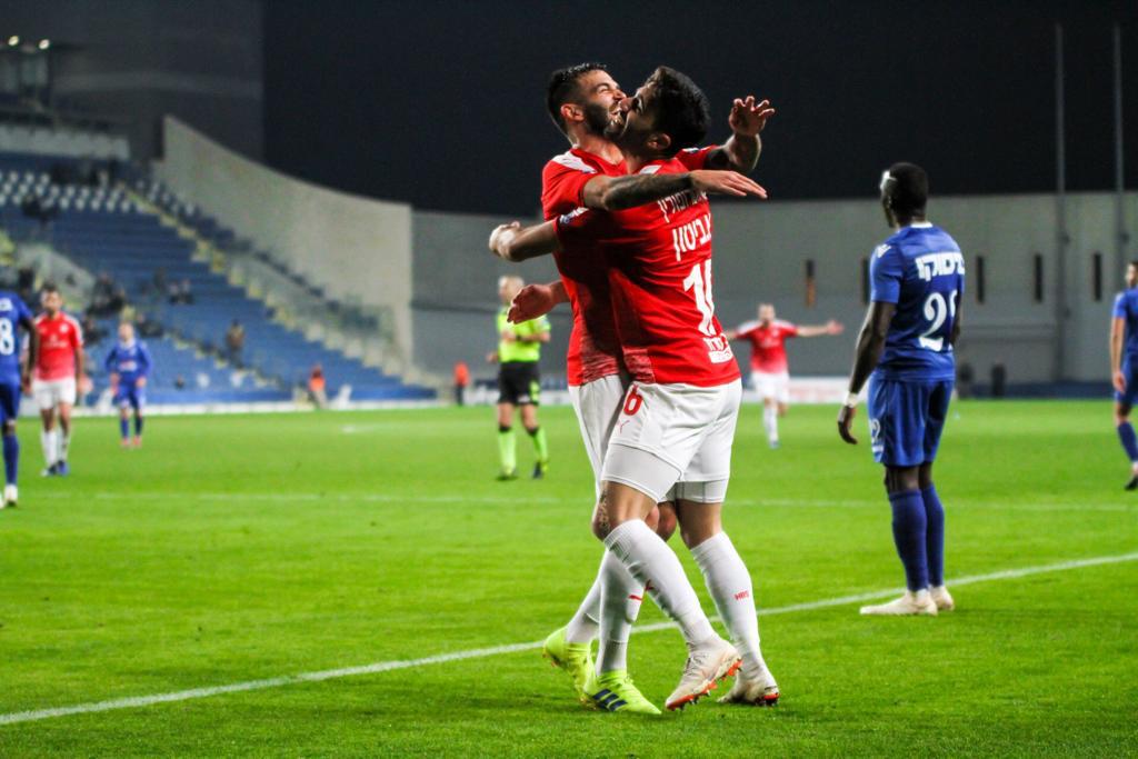 אורן ביטון וממן חוגגים. צילום: זאב דיקמן