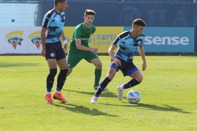 נגד מכבי חיפה. צילום באדיבות מועדון מכבי תל אביב