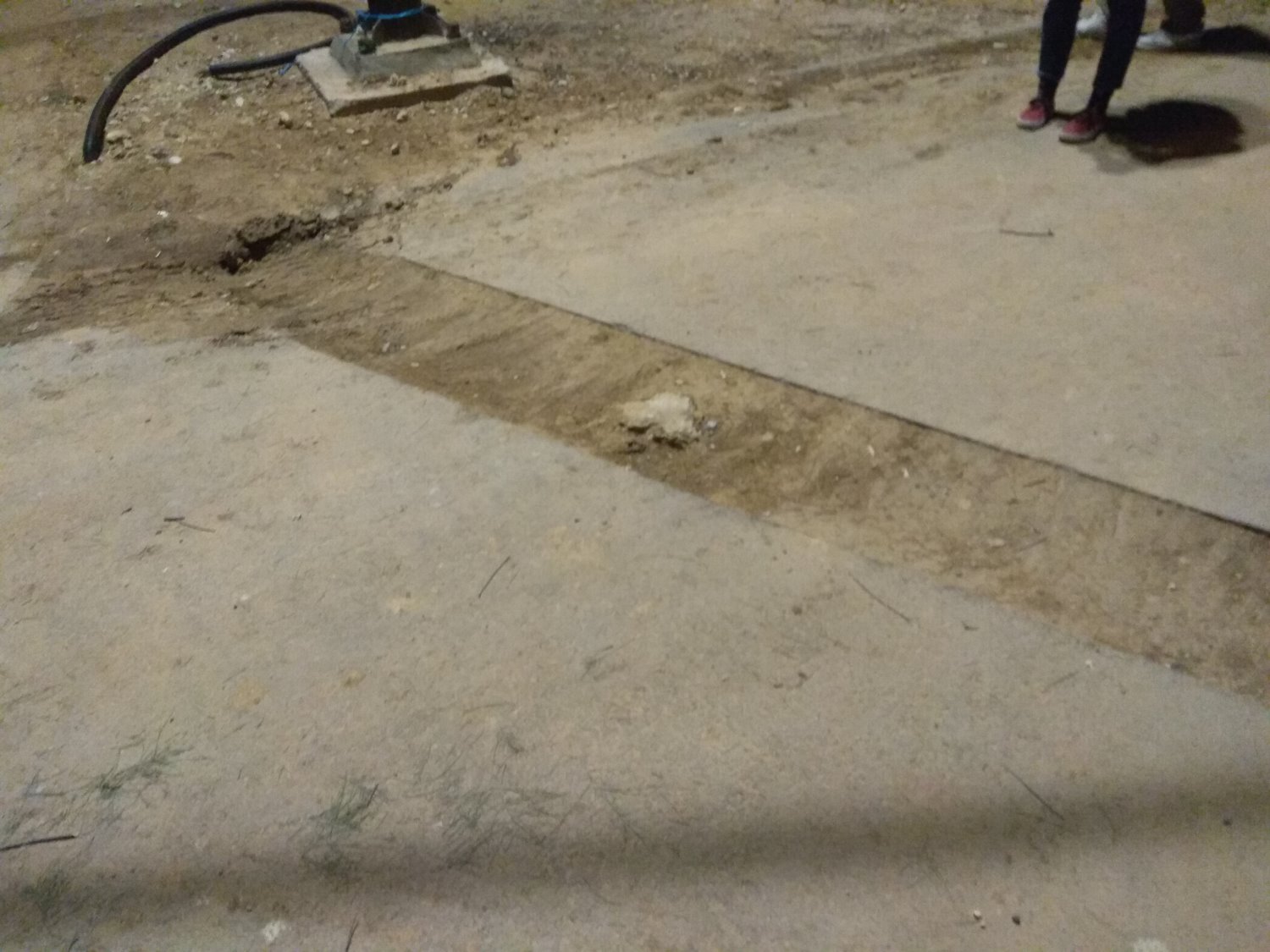 אספלט קטוע בפארק המעפילים. צילום: מגמה ירוקה