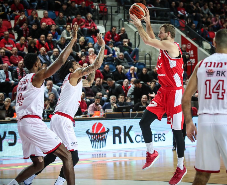 טיילור ברון הערב. צילום: עודד קרני עבור מנהלת ליגת העל בכדורסל