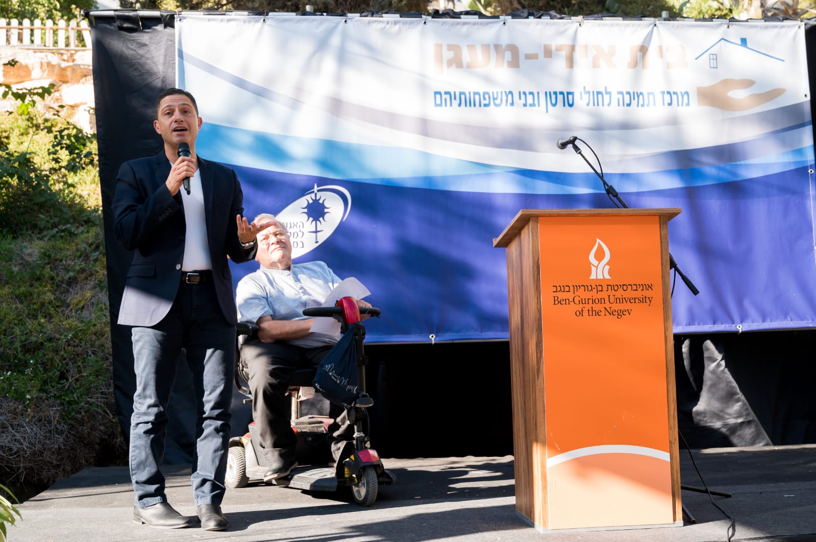 הגיע לכבד. דנילוביץ' במהלך האירוע | צילום: דני מכליס