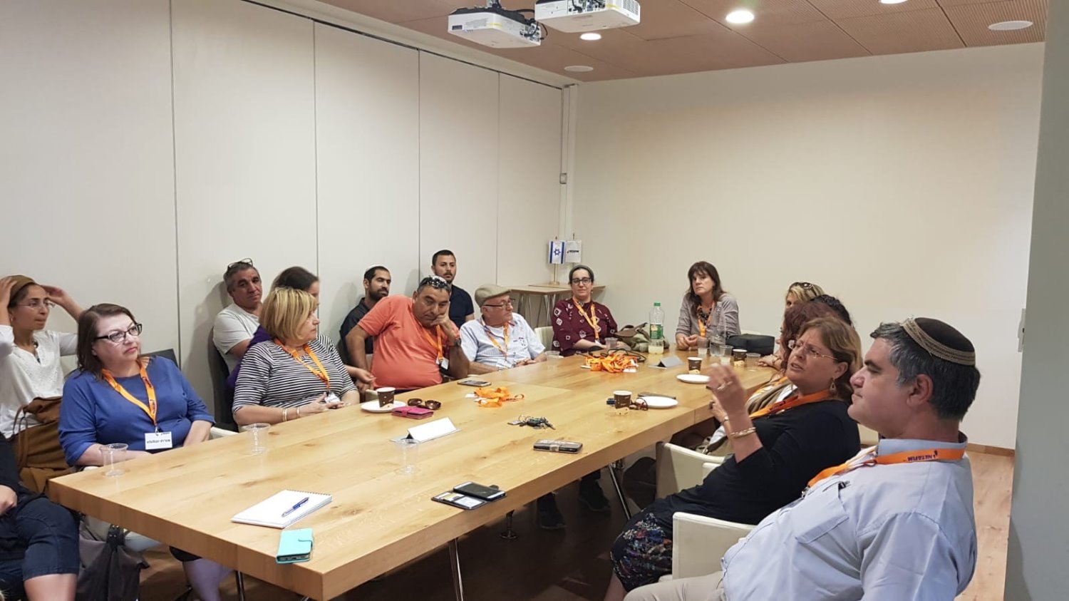 סגל אמית טכנולוגי בסיור לימודי בנטפים | צילום באדיבות אמית טכנולוגי