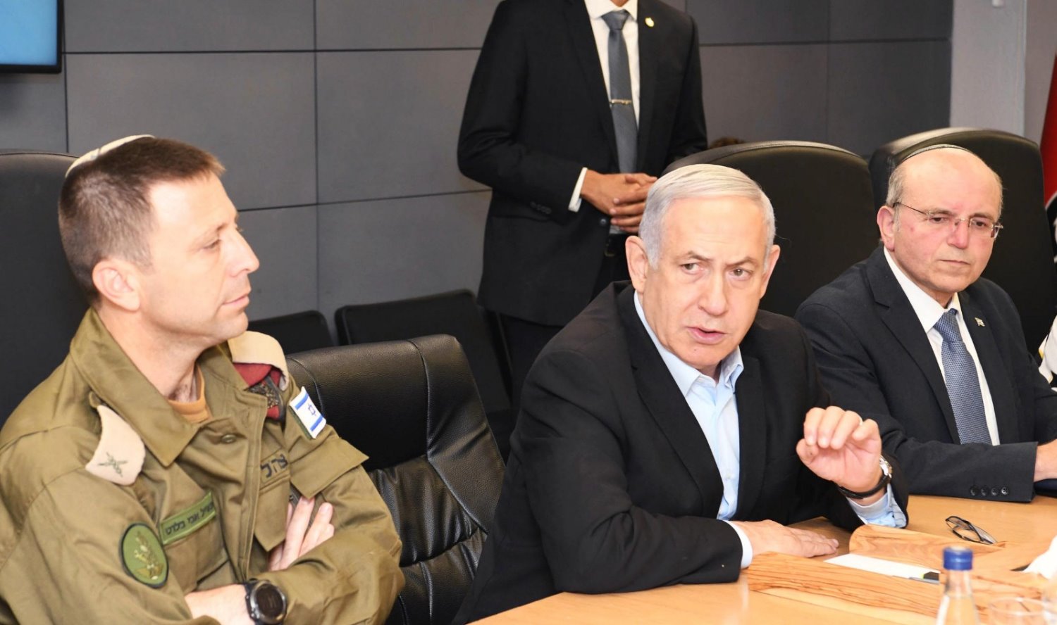 נתניהו היום במפקדת פיקוד הדרום בבאר שבע | צילום: עמוס בן גרשום/לע״מ