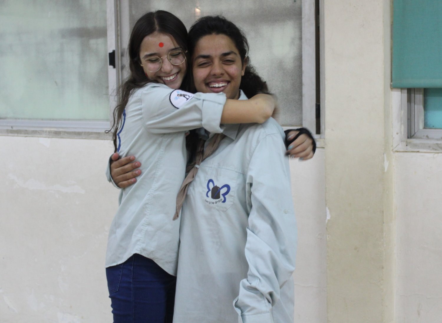 החניכה אלינור עם שירה עזר צילום: שקד ליאני צוות תקשורת