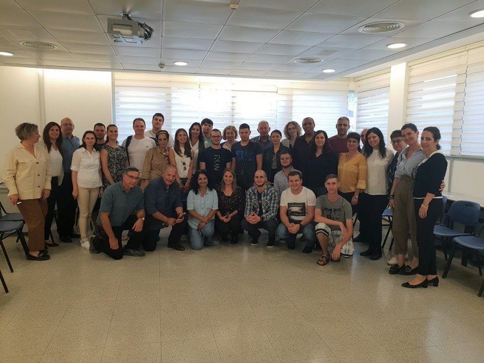 הסטודנטים החדשים ללימודי תואר שני לעולי חבר העמים | צילום: מכללת סמי שמעון