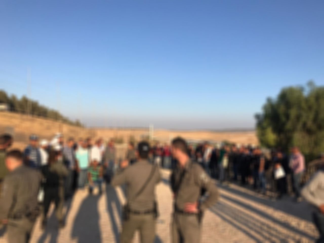 156 שוהים בלתי חוקיים נתפסו במעבר מיתר צילום: דוברות המשטרה 