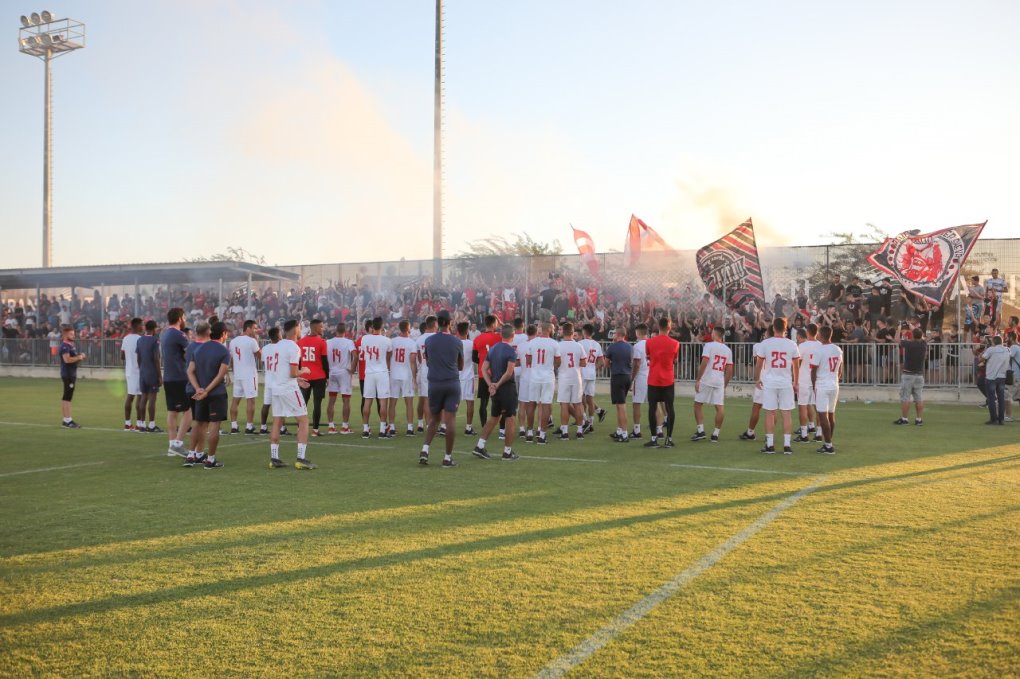 לא רגוע באימון. צילום: זאב דיקמן