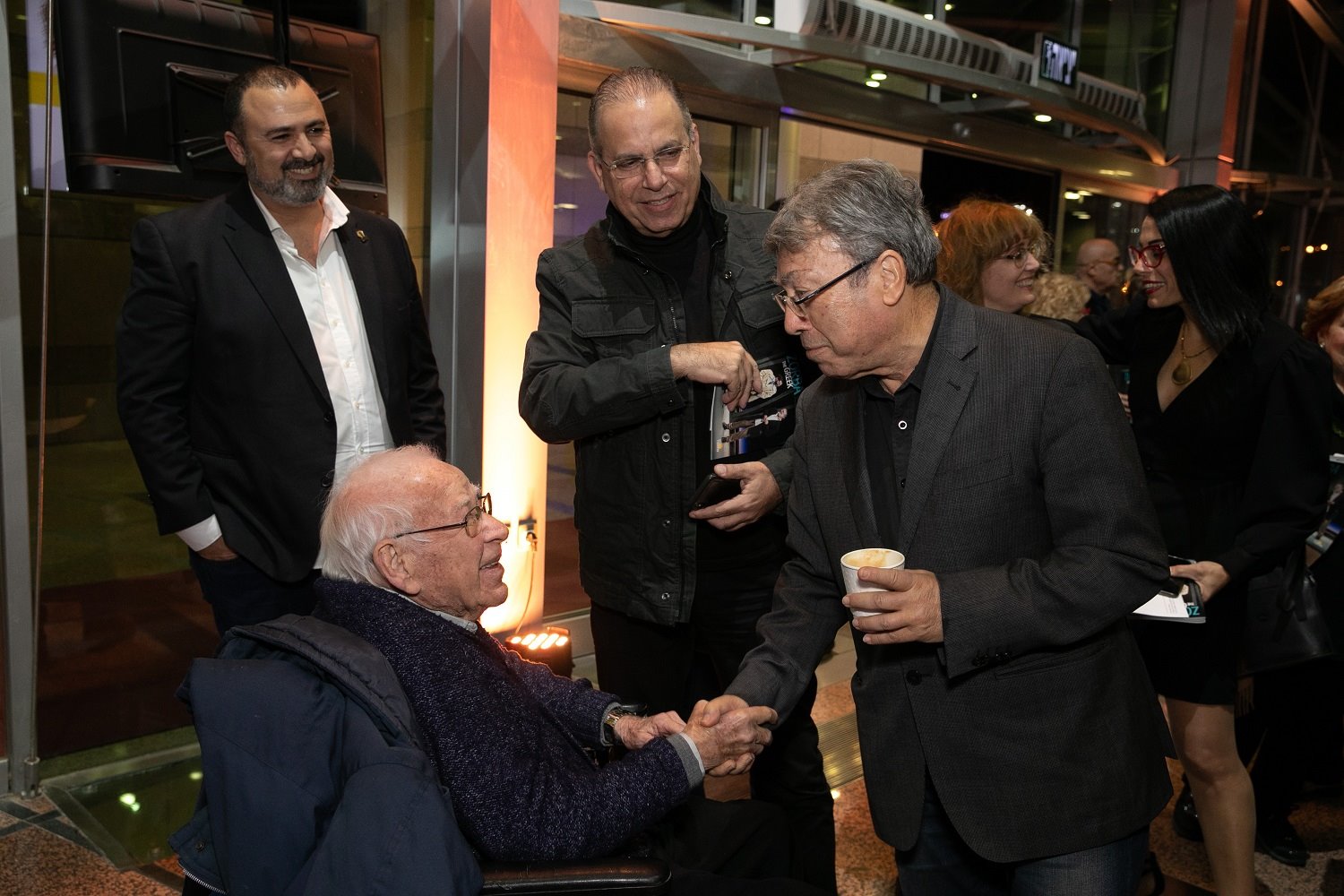 נועם סמל נתן דטנר אהרון ידלין ויאיר נגיד - קרדיט דיאגו מיטלברג