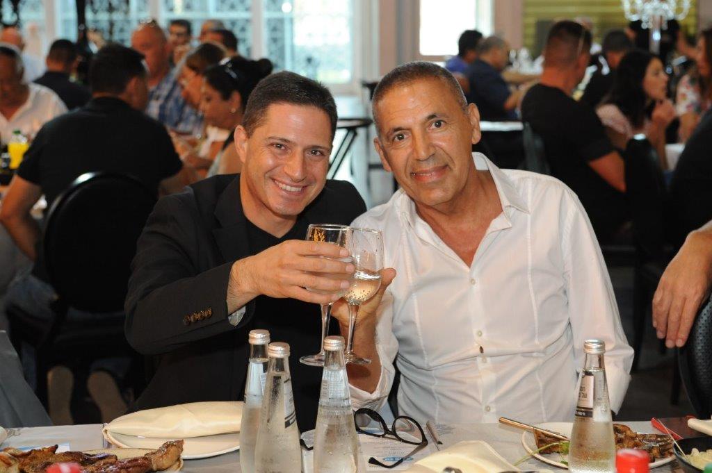 אלי אביסרור ורוביק דנילוביץ' - באדיבות ארגון הקבלנים והבונים באר שבע והנגב