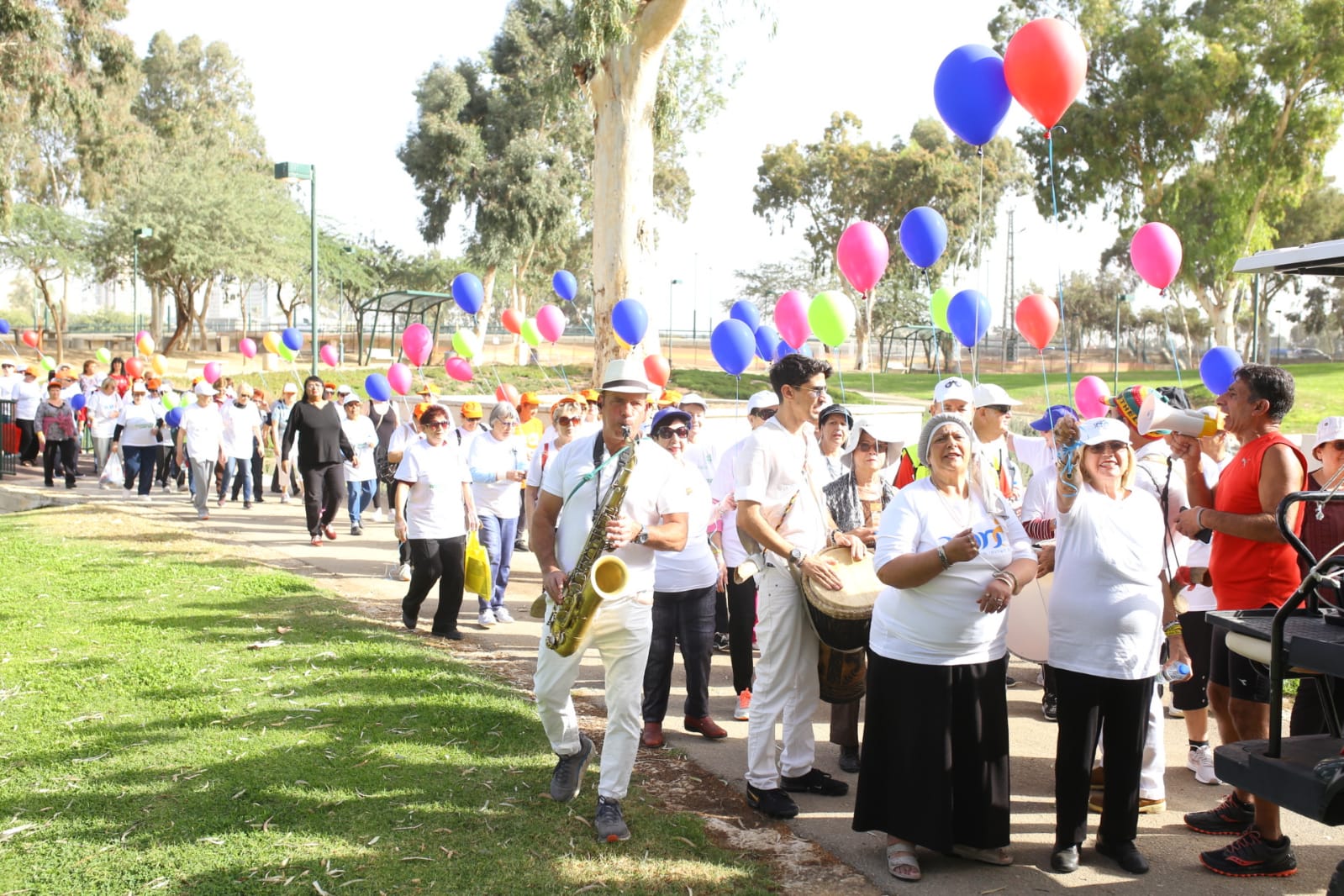 צעדת הגמלאים צילום: דייגו מיטלברג