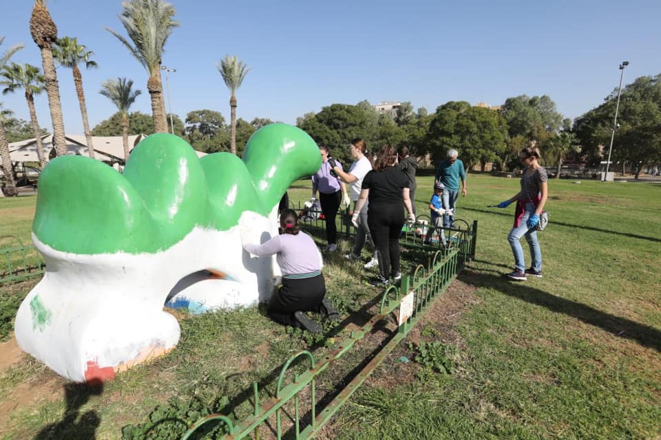מחדשים את הפארק בשכונה ה צילום באדיבות עיריית באר שבע 