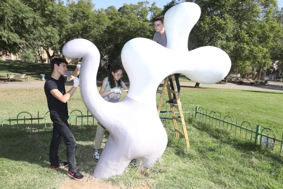 העבודה האישית והקבוצתית הבונה ומעצימה את התלמידים צילום באדיבות עיריית באר שבע 