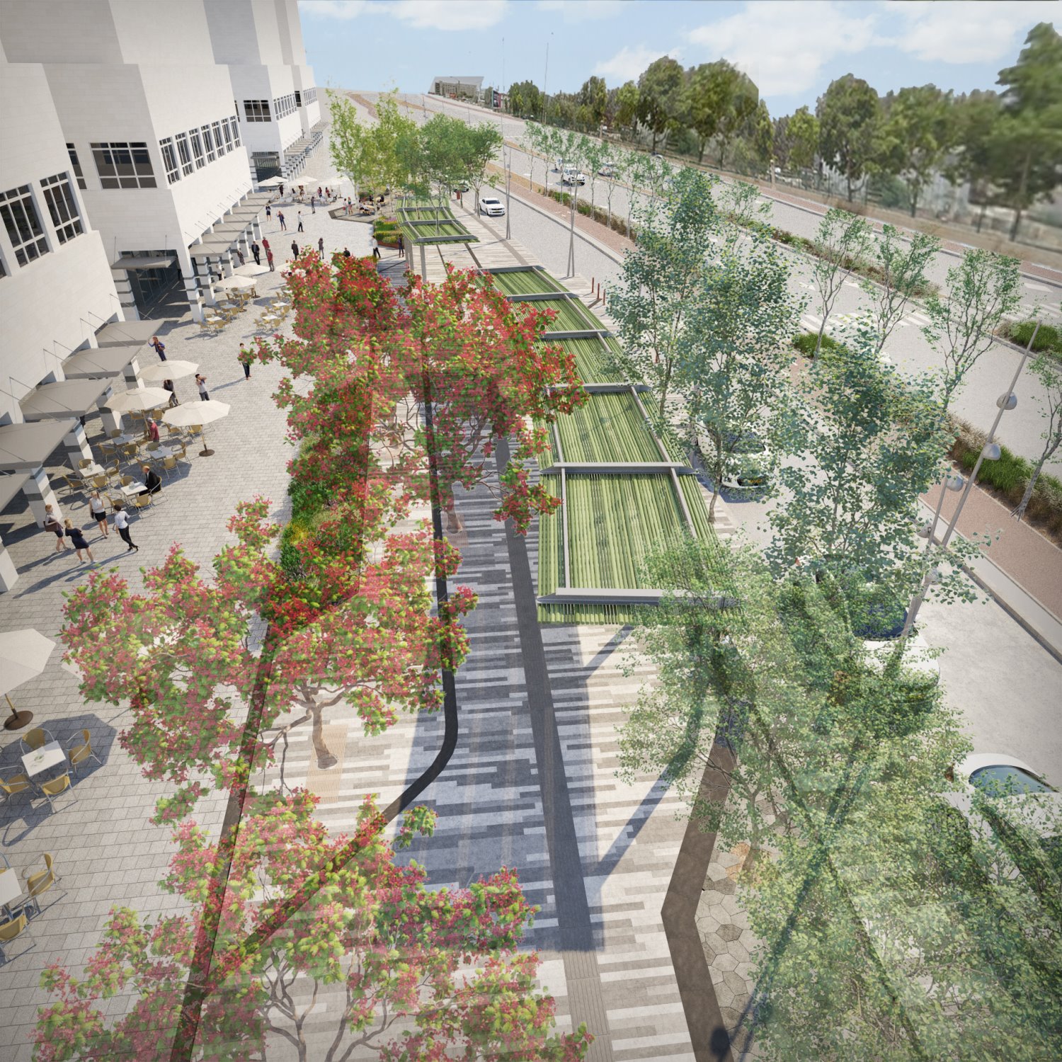 כך זה אמור להראות בסיום העבודות | הדמיה: באדיבות עיריית באר שבע