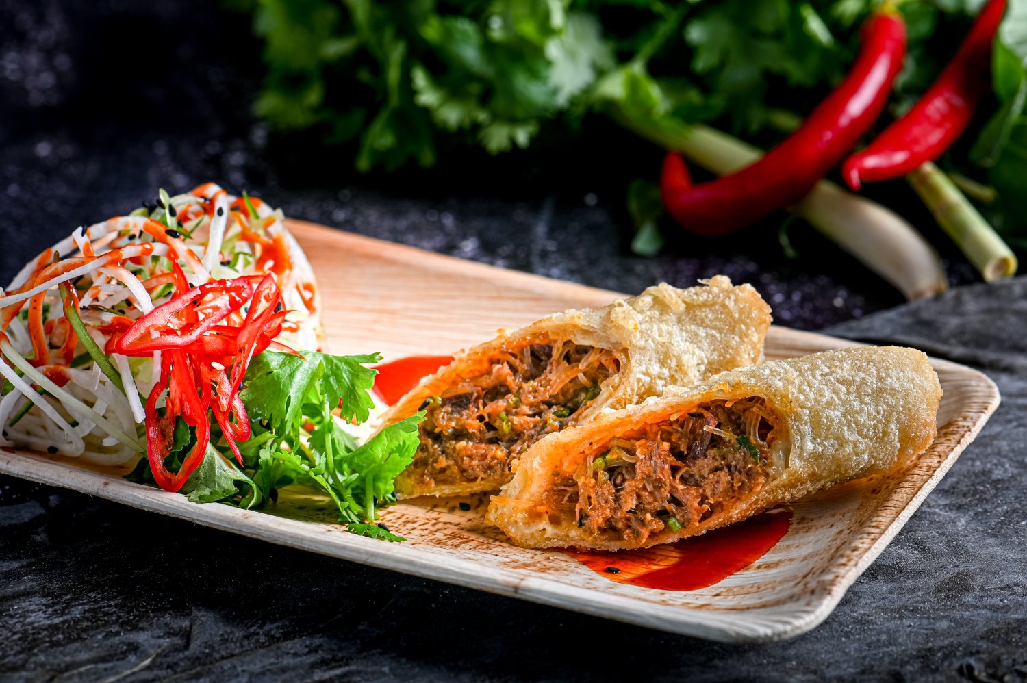 קוריאן ביף רול צילום: גליה אבירם