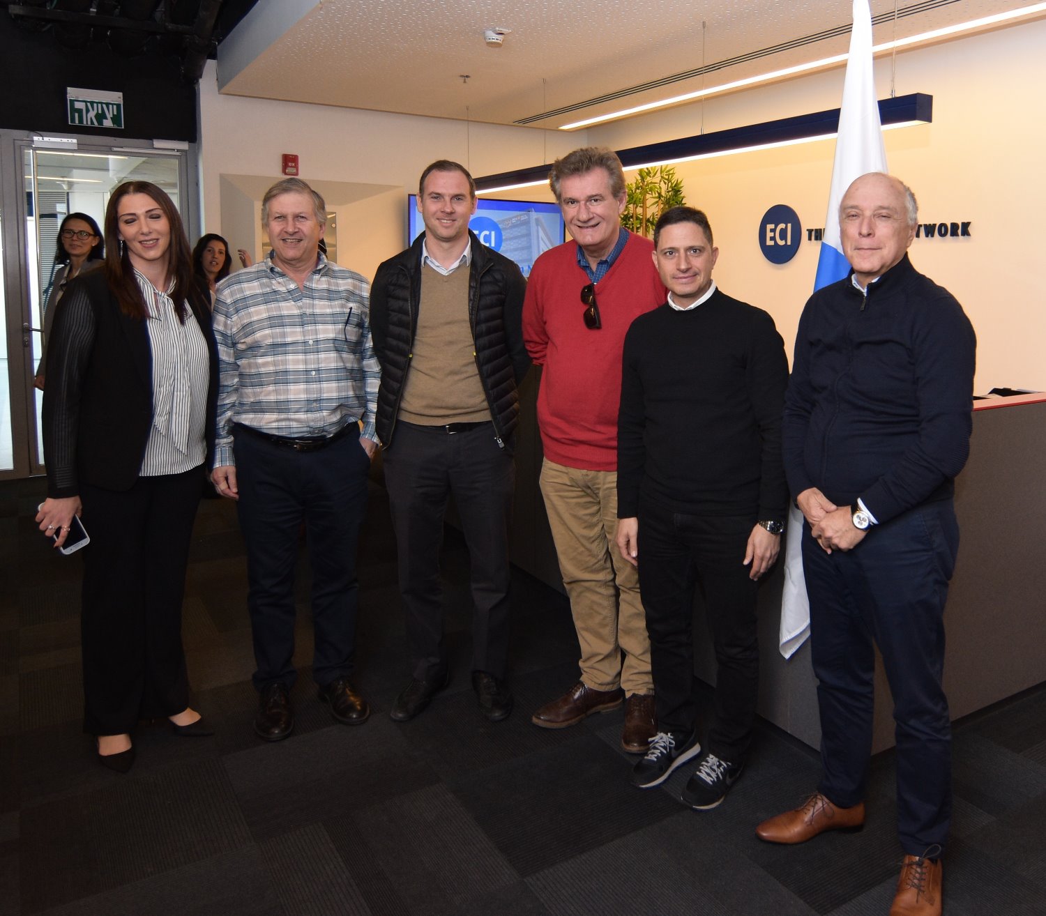 טקס פתיחת מרכז הפיתוח של חברת ECI בפארק ההיי-טק גב-ים נגב בבאר שבע. צילום: יח"צ