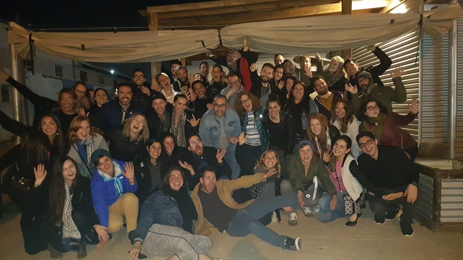 הזוגות הצעירים בירח הדבש בישראל. צילום באדיבות הפדרציה היהודית מונטריאול