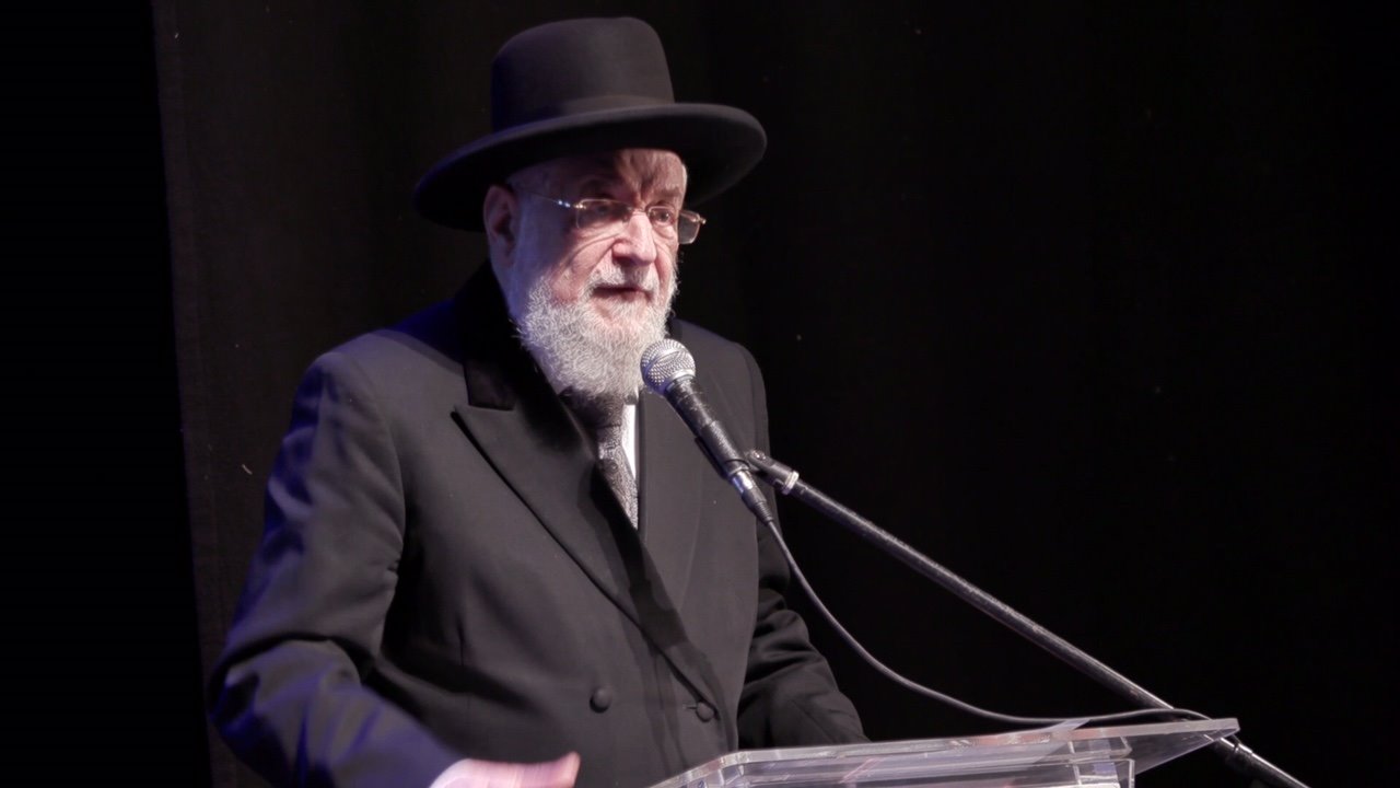 הרב לאו, מרצה אורח. צילום: יחצ