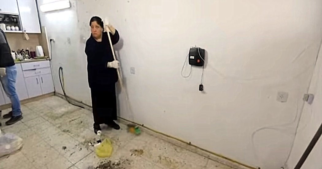 מתגייסים ועוזרים (צילום מסך)