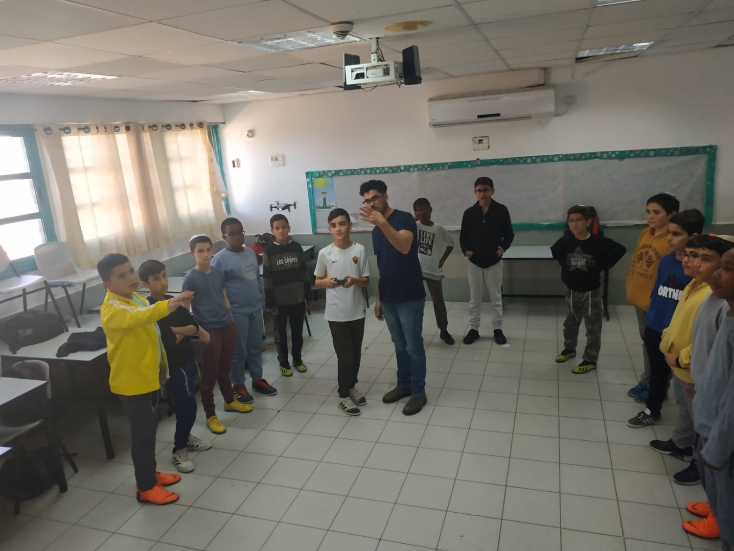 נגב קוד בבית ספר נועם אורות נתיבות. צילום באדיבות הרשות לפיתוח הנגב