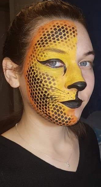 איפור לפורים צילום: אילנה מדייסקי