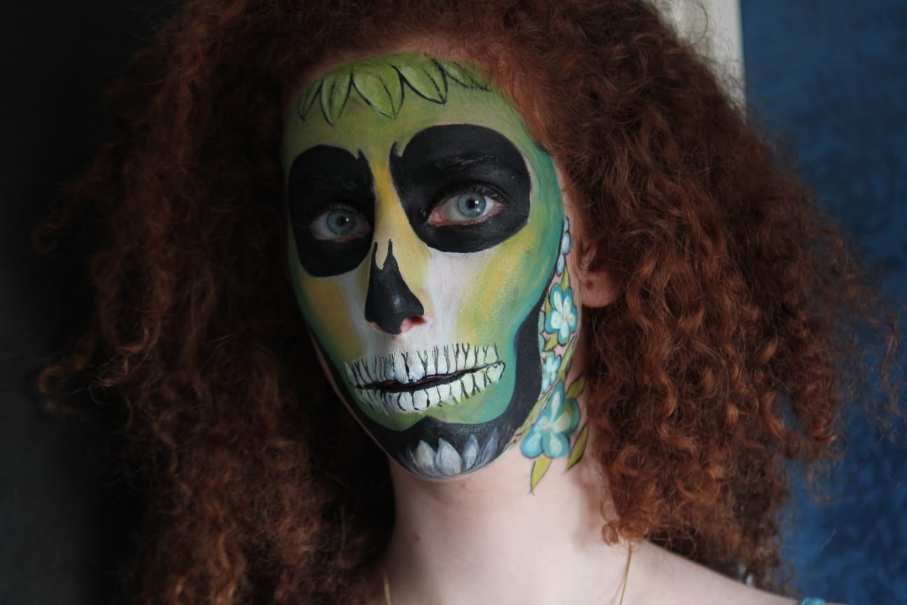 איפור לפורים צילום: אילנה מדייסקי