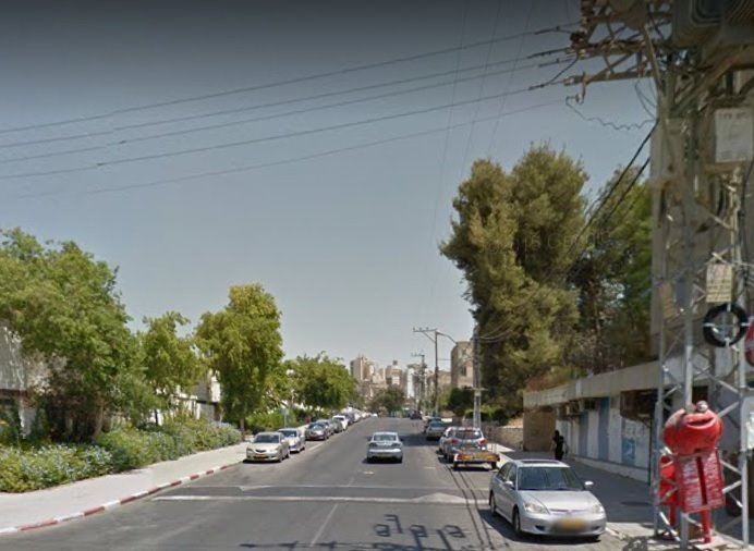 רחוב הצבי- צילום מסך גוגל מפס