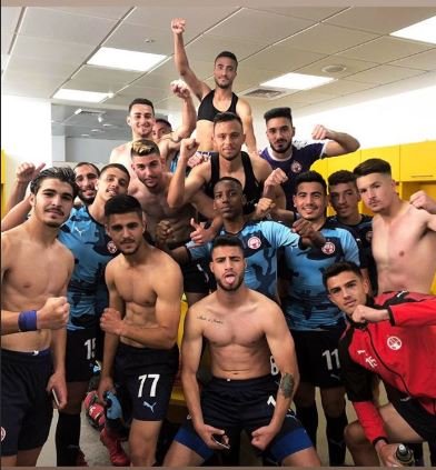 שחקני הנוער חוגגים במהלך העונה. צילום מתוך הרשתות החברתיות