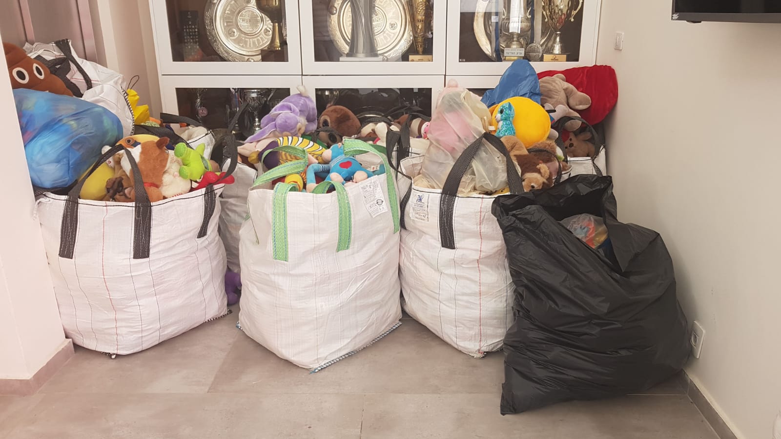 ואלו רק חלק מהשקים ש"פוצצו" בתרומות האוהדים. צילום: פרטי