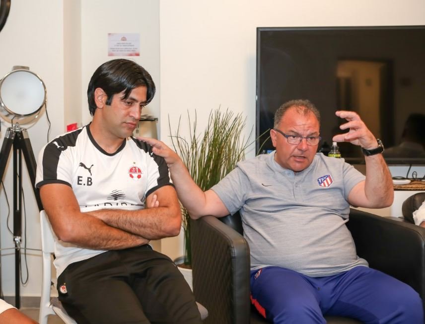 חאבייר וידאלס ואליניב ברדה. צילום: זאב דיקמן