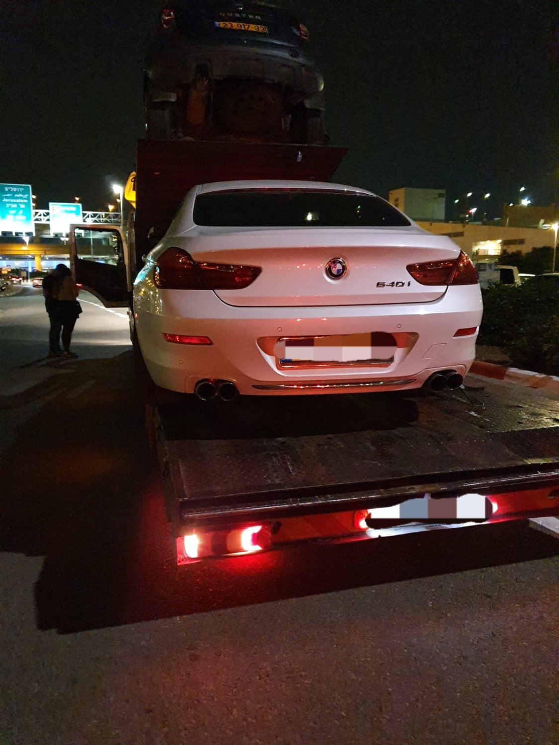 הרכב שנתפס. צילום: דוברות המשטרה