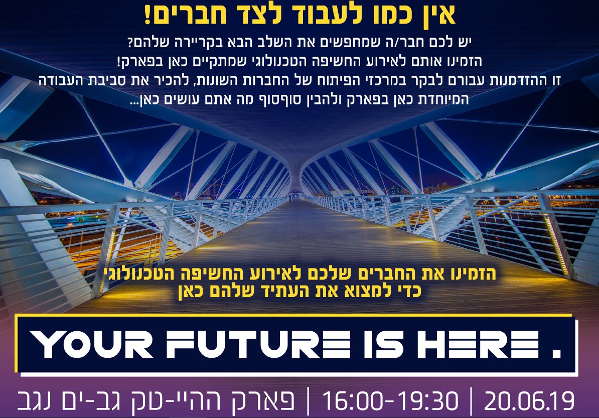 אירוע חשיפה טכנולוגי בגב ים 