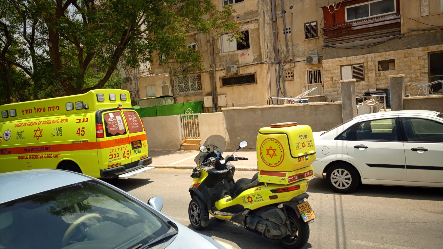 זירת האירוע | צילום: דוברות מד"א