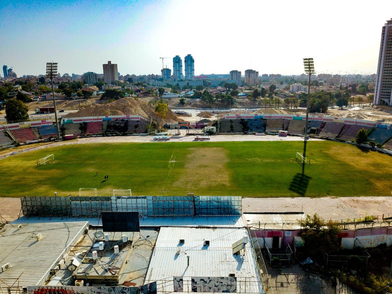 המבט מ"יציע הכבוד". צילום: זאב דיקמן