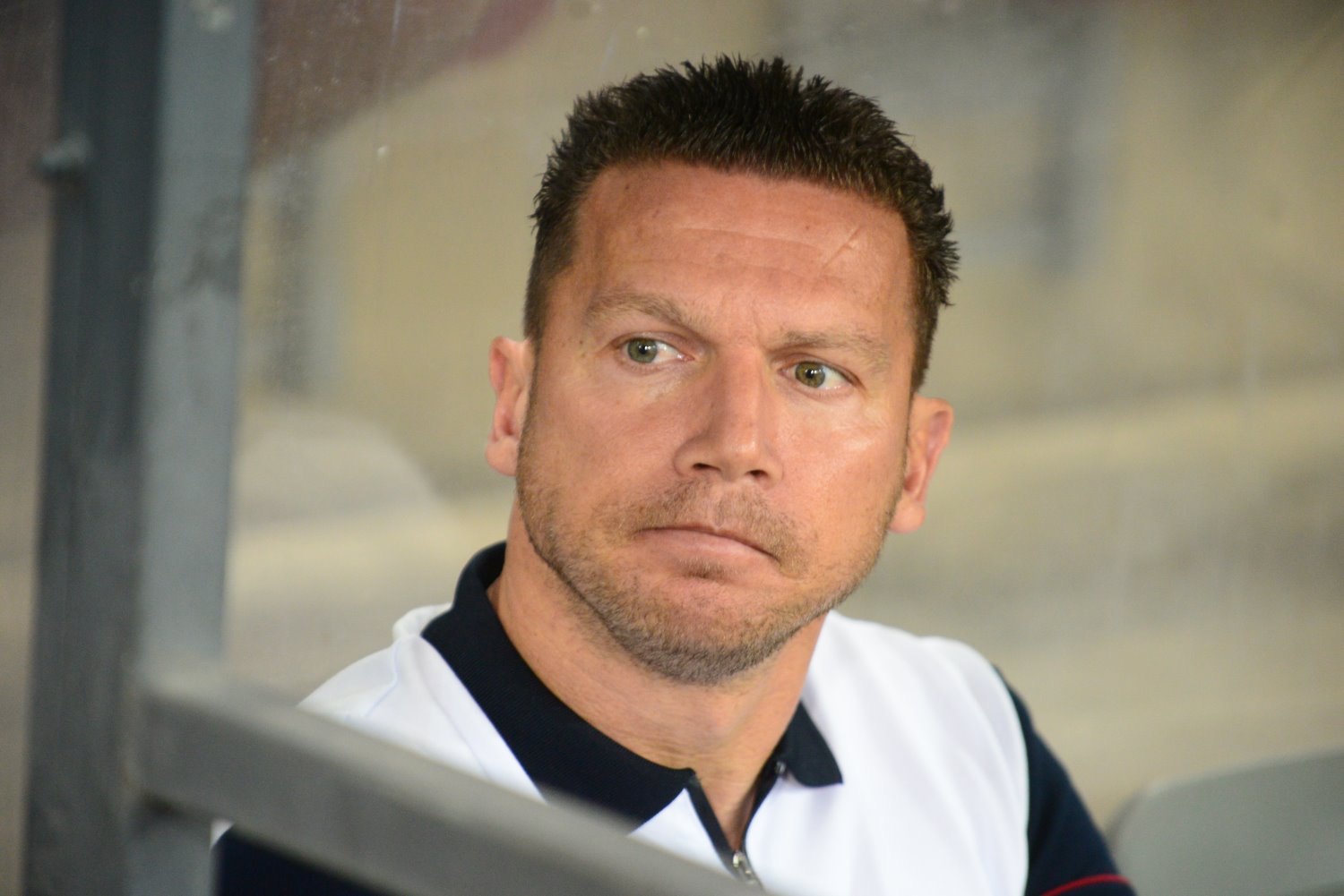 חיזוק בחלק הקדמי. המאמן ברק בכר | צילום: זאב דיקמן