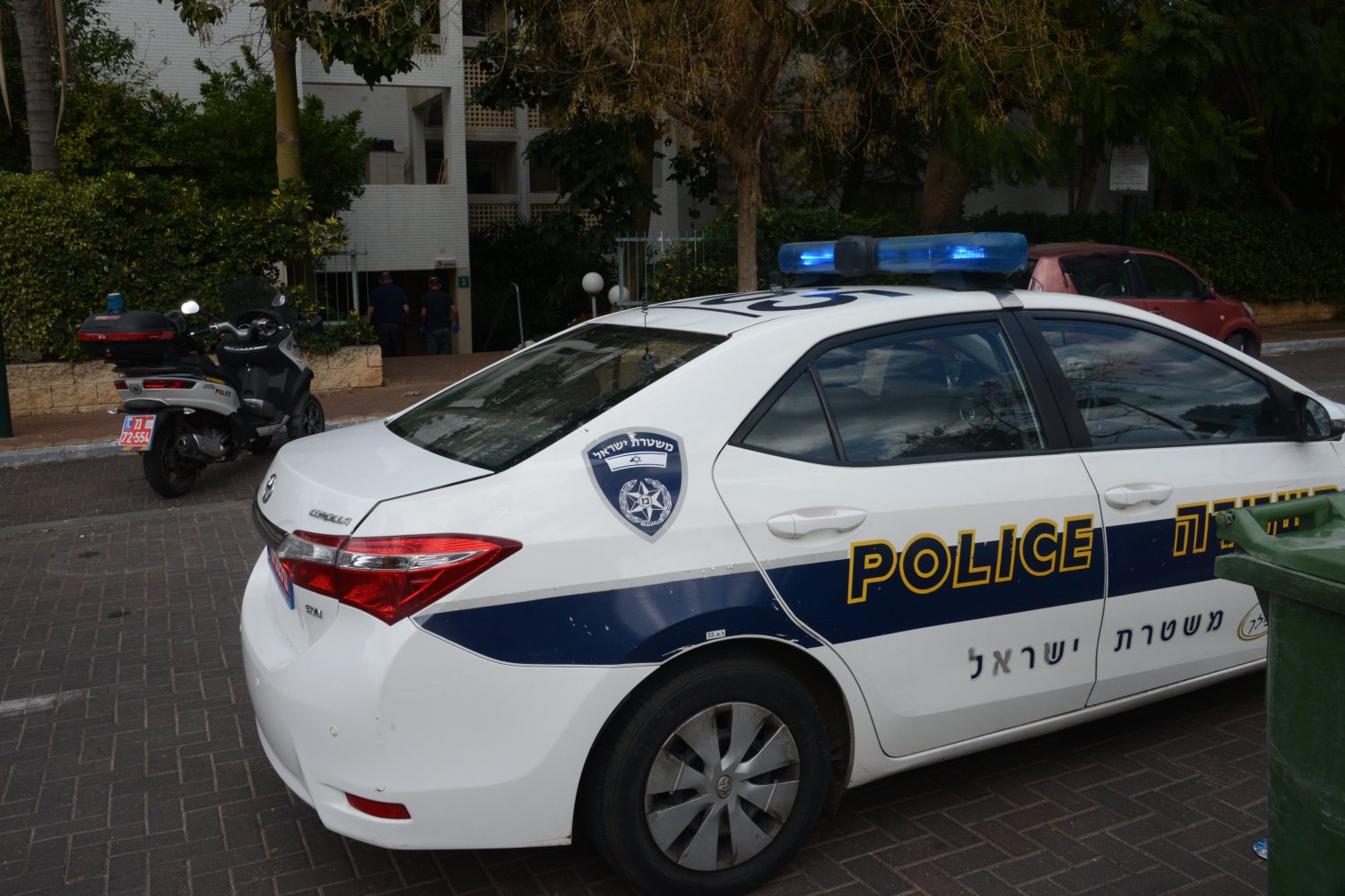 ניידת משטרה. צילום: יאיר שגיא