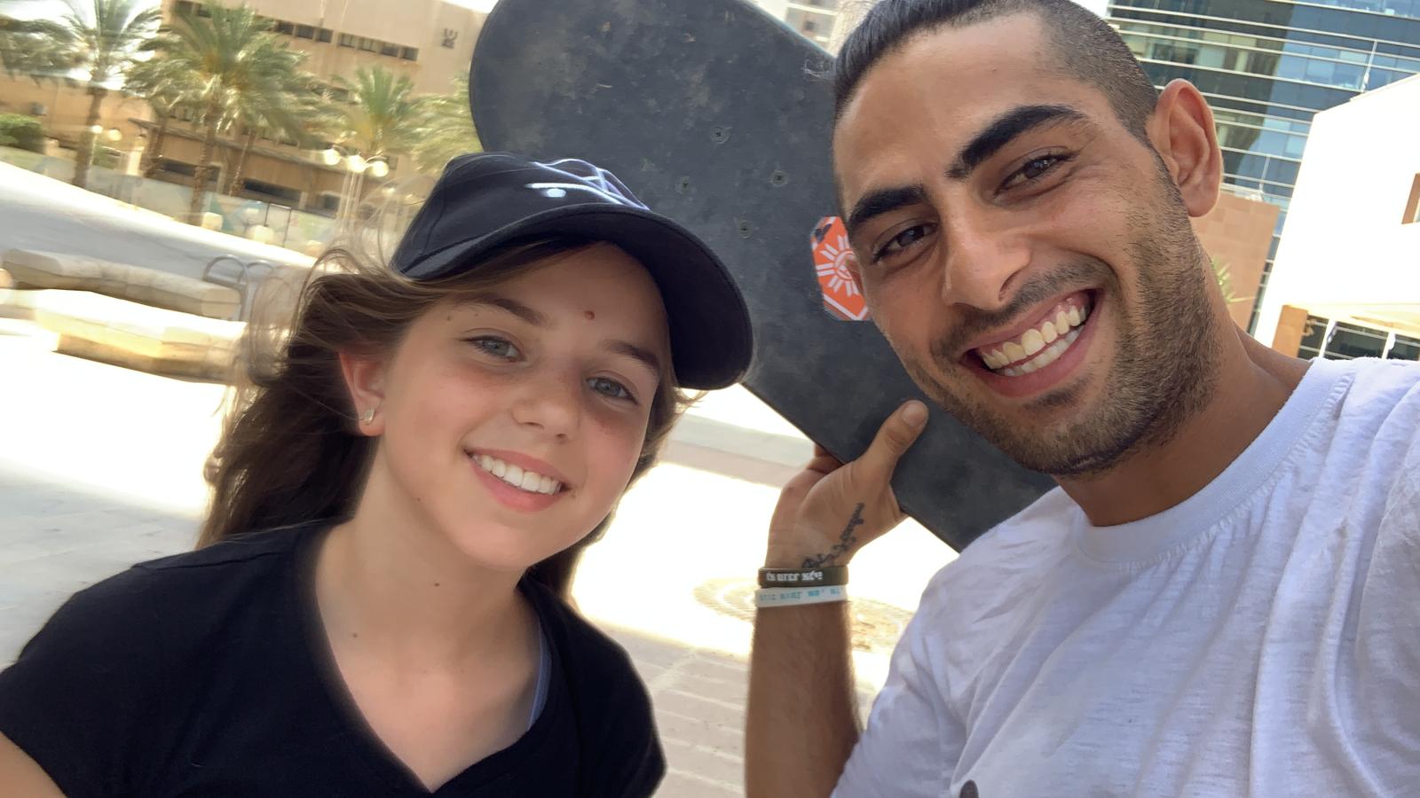 אילנה קוסוי והמאמן דני יעקובוב צילום פרטי 